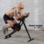 ZELUS Ab Crunch with Digital Display  Abdominal Training Machine with Independent Glide Paths and 4 Intensity Levels for Abdominal Leg and Arm Fitness, 330lb Cap