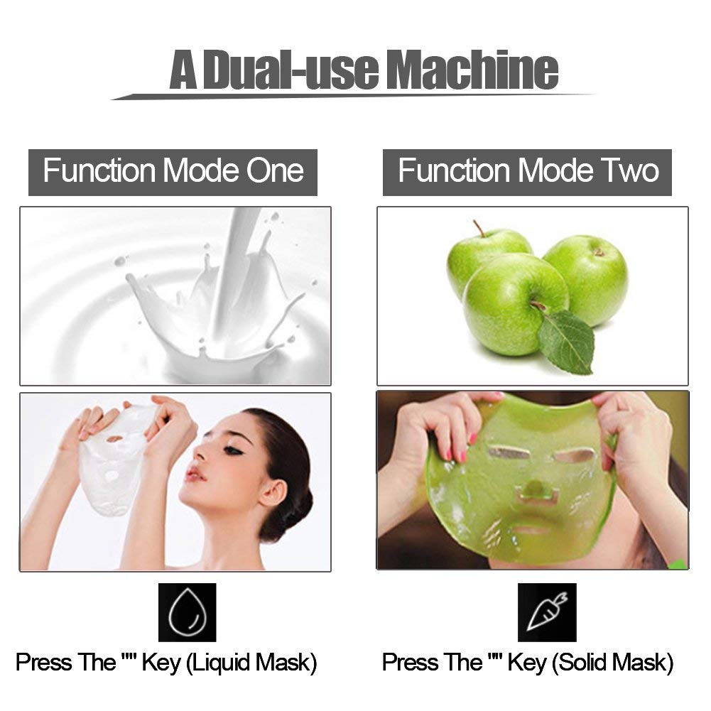 Onekey Operate Smart DIY Fruit Vegetable Facial Mask Maker with Tablets for Eye Chest Hand Neck Skin Care