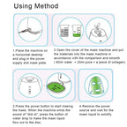 Onekey Operate Smart DIY Fruit Vegetable Facial Mask Maker with Tablets for Eye Chest Hand Neck Skin Care