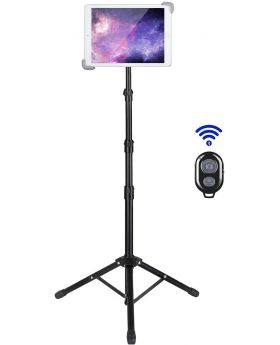 65.3 Inch Height Adjustable Floor Tablet Tripod Stand