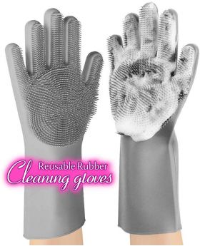 Reusable Silicon Dishwashing Gloves