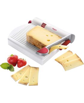 Food Slicer with Board and Adjustable Thickness Dial