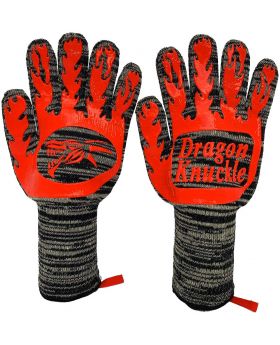 Dragon Knuckle Heat Resistant BBQ Gloves