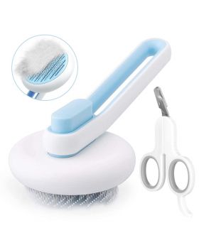 Marchul Self Cleaning Grooming Slicker Brush for Cats and Dogs 