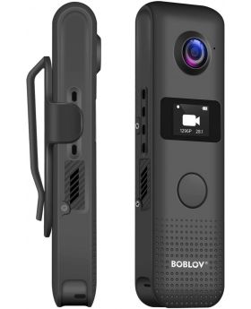 BOBLOV C18 WiFi 1080P Body Camera with OLED Screen 