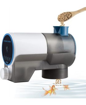 Boxtech Automatic Fish Feeder Two 1.5V Battery Operated Programmable (Packed Without Batteries)