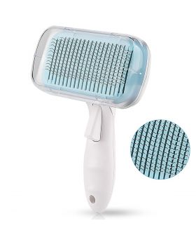 CMQC Self Cleaning Grooming Slicker Brush for Cats and Dogs 