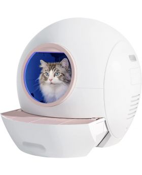 Self-Cleaning Extra-Large Automatic Cat Litter Box with APP Control & Odorless & Smart Protection for Multiple Cats