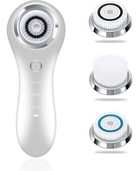 Hangsun Facial Cleansing Vibrating Face Brush SC200 Skin Care for Cleaning Exfoliating and Massaging with IPX7 Waterproof, 3 Speed Settings
