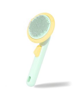 HiNews Self Cleaning Grooming Slicker Brush for Cats and Dogs 