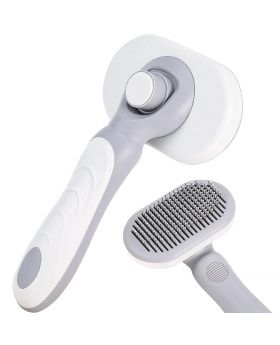 Jumitcx Self Cleaning Grooming Slicker Brush for Cats and Dogs 