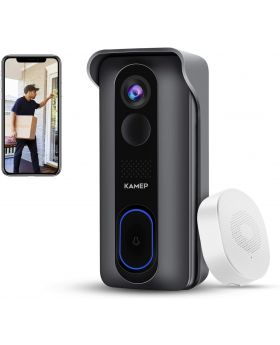 [Upgraded] Wireless WiFi Video Doorbell Camera - KAMEP