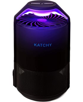 Katchy Automatic Indoor Insect and Flying Bugs Trap with UV Light Fan, Sticky Glue Boards, No Zapper, Light Sensor