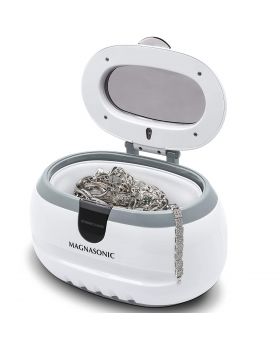 Magnasonic Professional Ultrasonic Jewelry Cleaner Machine for Cleaning Eyeglasses, Watches, Rings, Necklaces, Coins, Razors, Dentures, Combs, Tools, Parts, Instruments (CD2800)