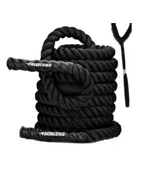 Battle Ropes with Foldable Poster and Anchor Kit