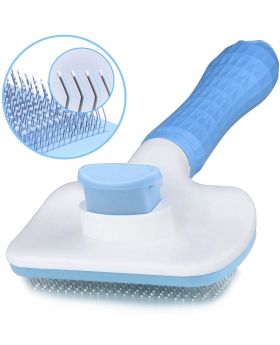 TIMINGILA Self Cleaning Grooming Slicker Brush for Cats and Dogs 