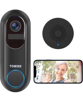 TOWSEN V10 Video Doorbell Home Security Camera with Chime