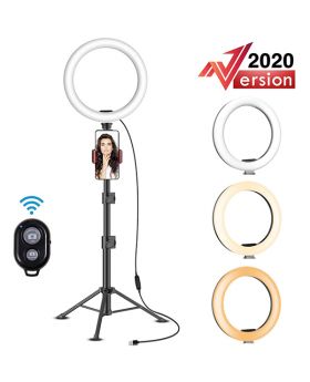 10.2" Selfie Ring Light with Extendable Tripod Stand