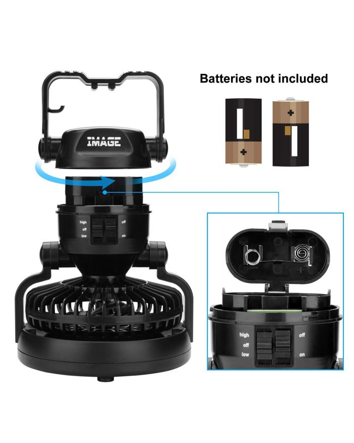 Image LED Lantern Fan